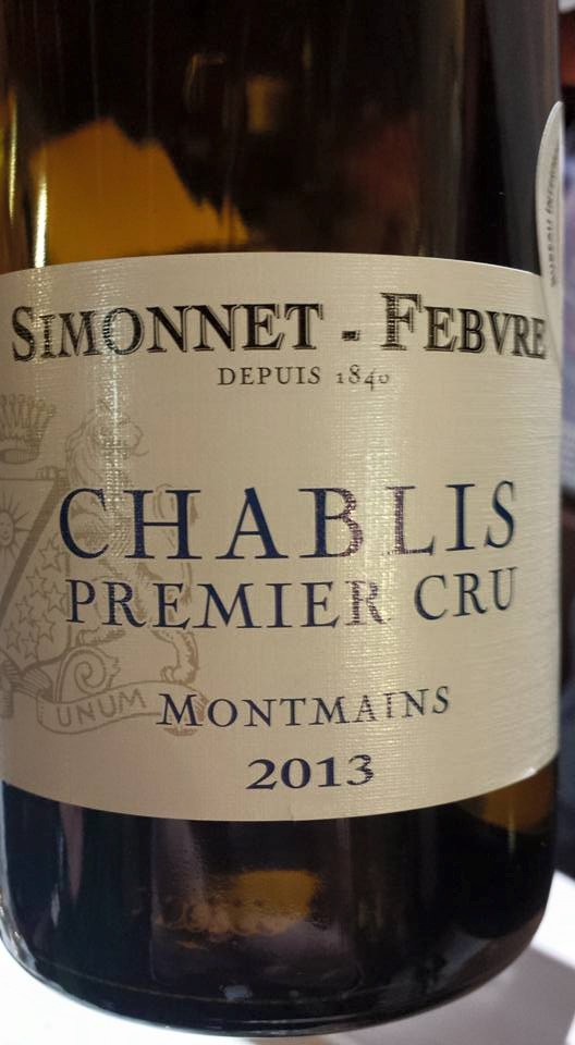 Simmonet-Febvre – Montmains 2013 – Chablis Premier Cru