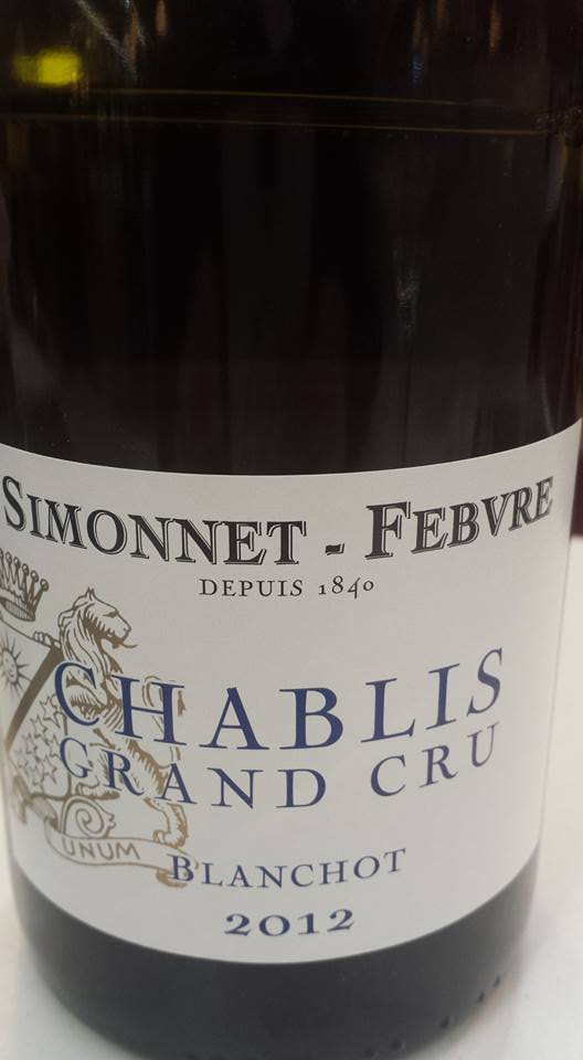 Simonnet-Febvre – Blanchot 2012 – Chablis Grand Cru