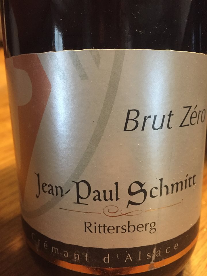 Jean-Paul Schmitt – Brut Zéro – Rittersberg – Crémant d’Alsace