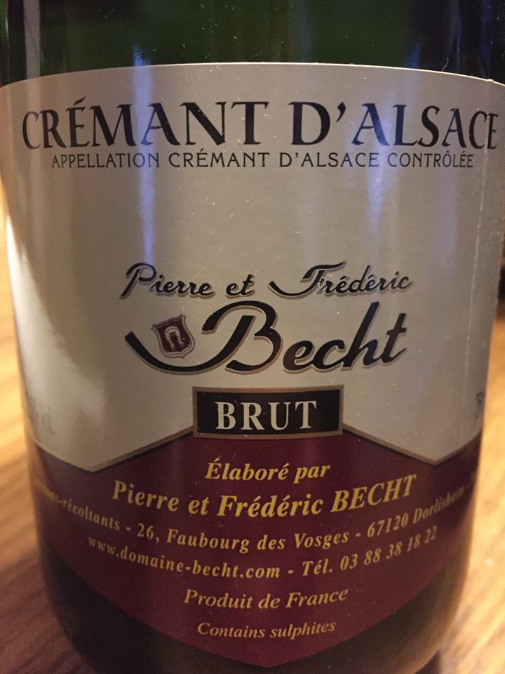 Pierre et Frédéric Becht – Brut – Crémant d’Alsace