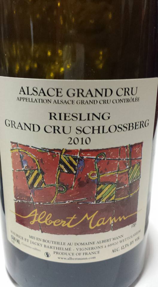 Albert Mann – Riesling Schlossberg 2010 – Alsace Grand Cru