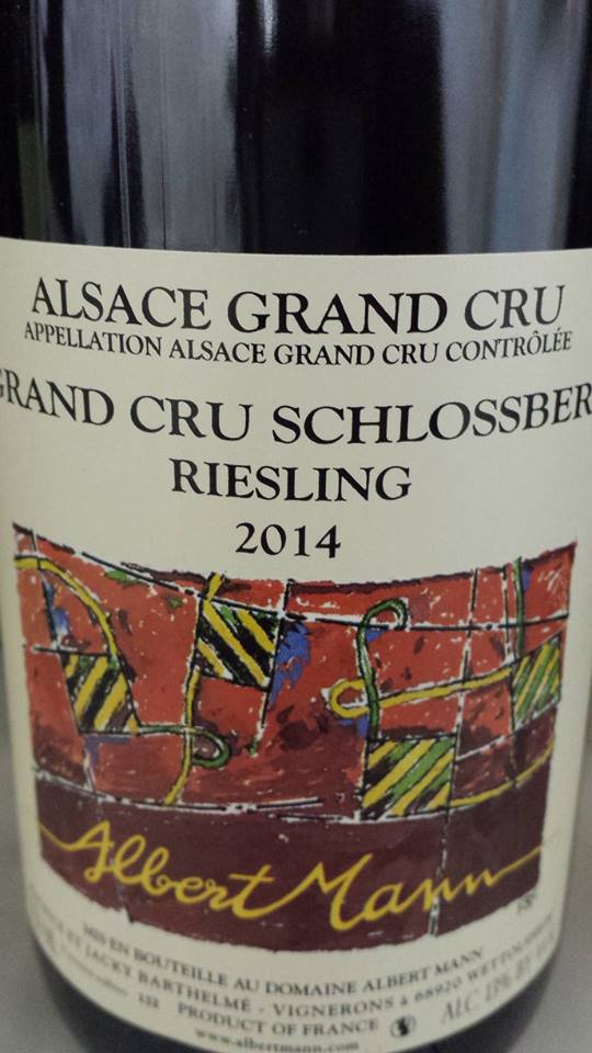 Albert Mann – Grand Cru Schlossberg Riesling 2014 – Alsace
