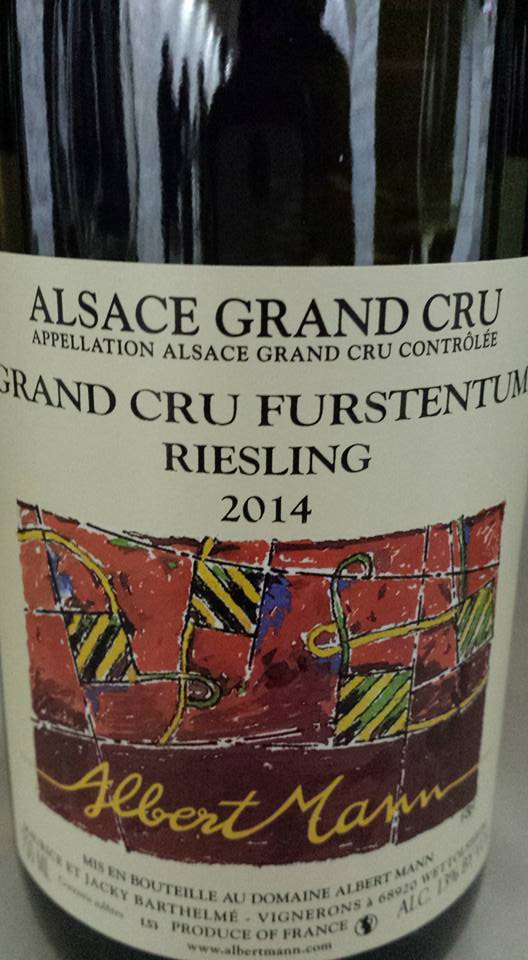 Albert Mann – Riesling 2014 Furstentum – Alsace Grand Cru