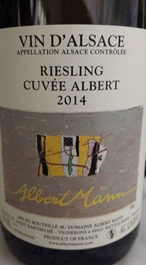 Albert Mann – Riesling Cuvée Albert 2014 – Alsace
