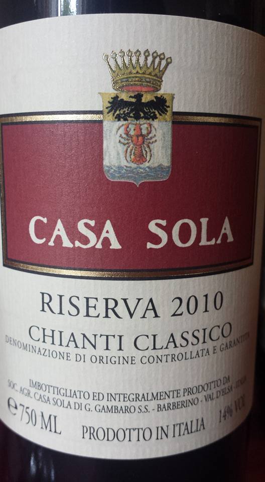 Casa Sola 2010 – Chianti Classico