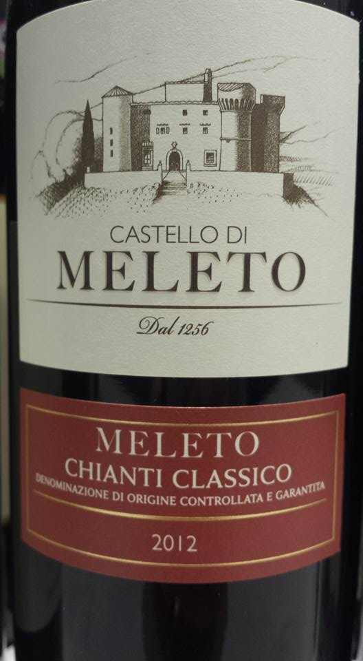 Castello di Meleto 2012 – Chianti Classico