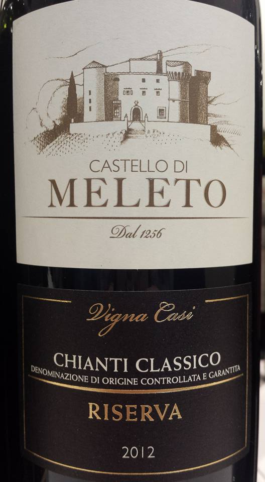 Castello di Meleto – Vigna Casi 2012 – Chianti Classico Riserva