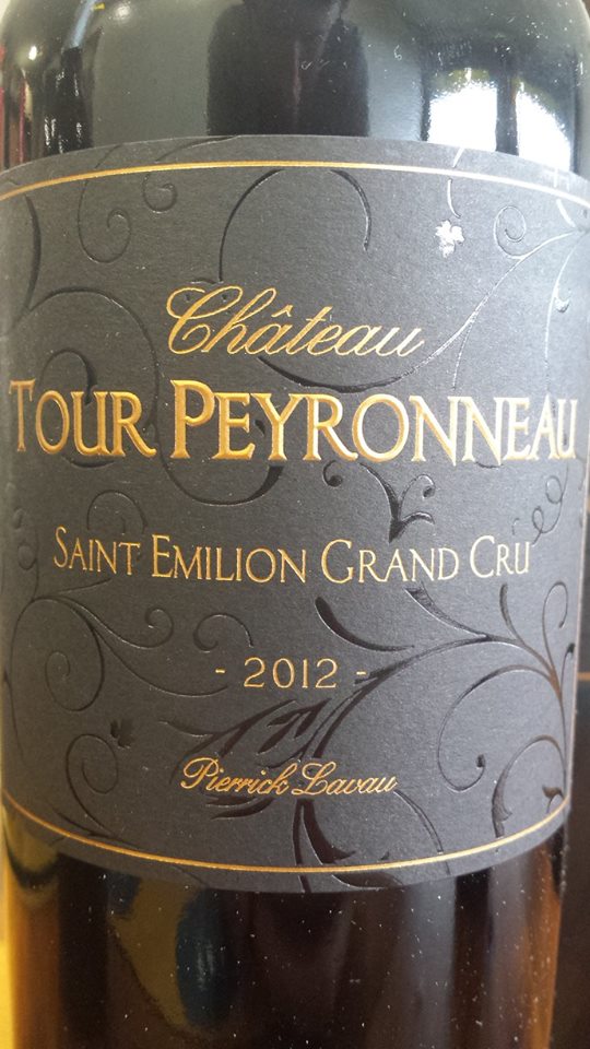 Chateau Tour Peyronneau – Cuvée Pierrick Lavau 2012 – Saint-Emilion Grand Cru