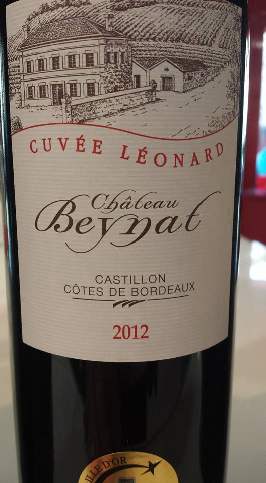 Château Beynat – Cuvée Léonard 2012 – Castillon côtes de Bordeaux