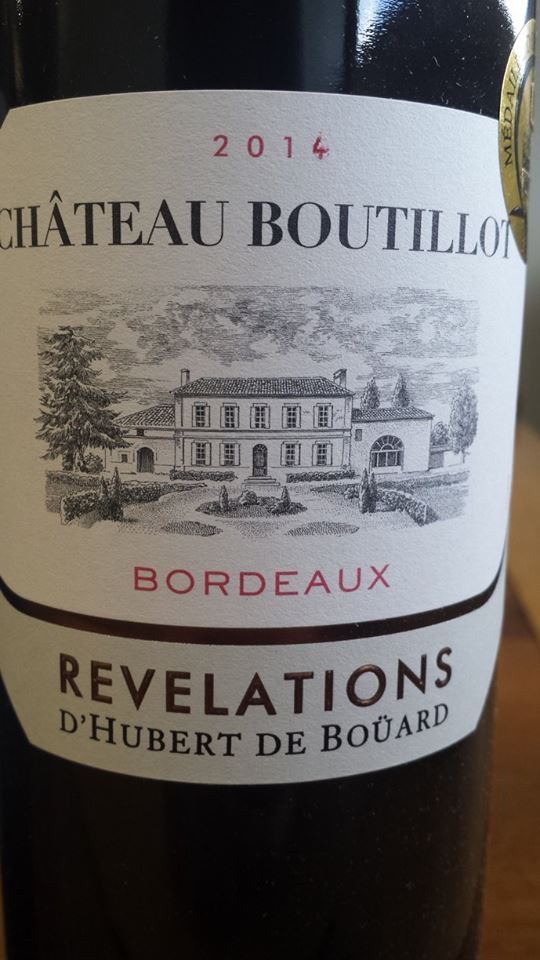 Château Boutillot – Révélations 2014 – Bordeaux