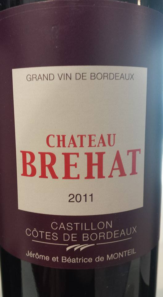 Château Brehat 2011 – Castillon Côtes-de-Bordeaux