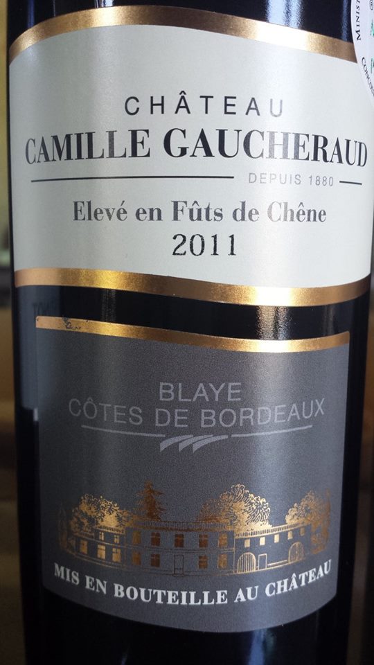 Château Camille Gaucheraud 2011 – Blaye Côtes de Bordeaux