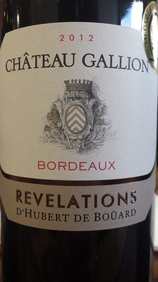Château Gallion – Révélations 2012 – Bordeaux