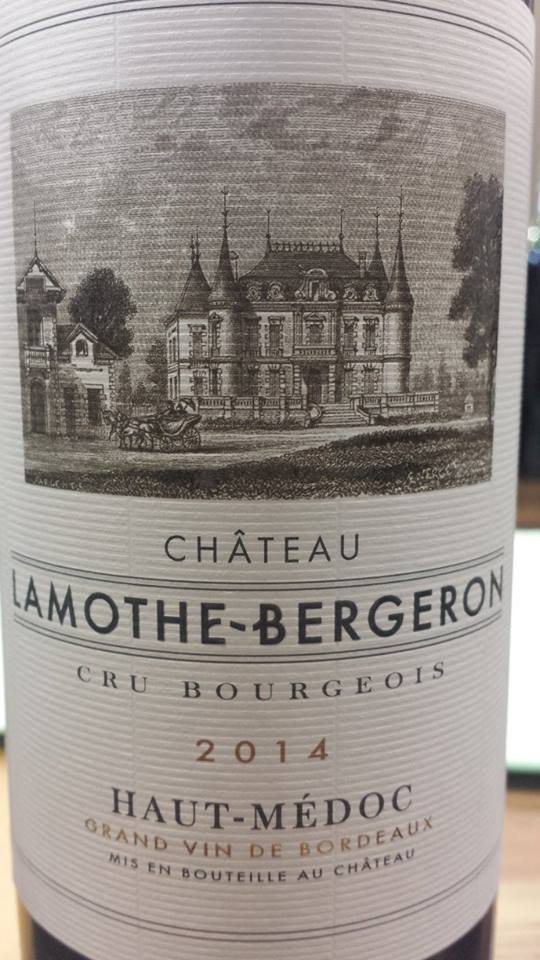Château Lamothe-Bergeron 2014 – Haut-Médoc