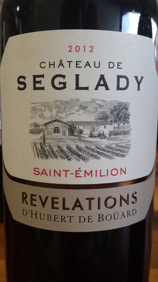 Château Seglady 2012 – Révélations 2012 – Saint-Emilion