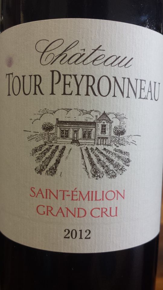 Château Tour Peyronneau 2012 – Saint-Emilion Grand Cru