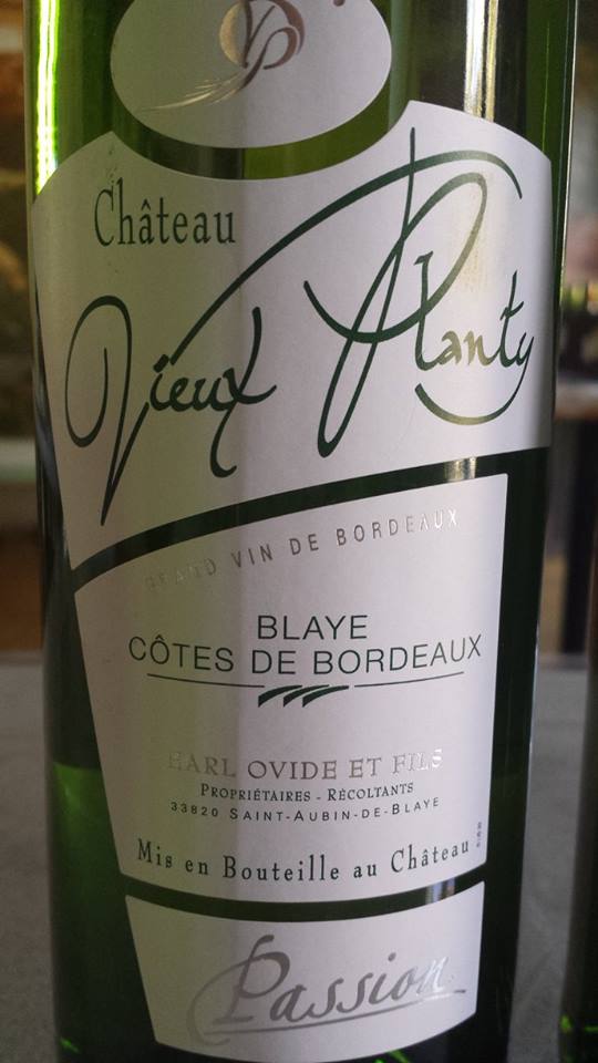 Château Vieux Planty 2013 – Passion – Blaye Côtes de Bordeaux