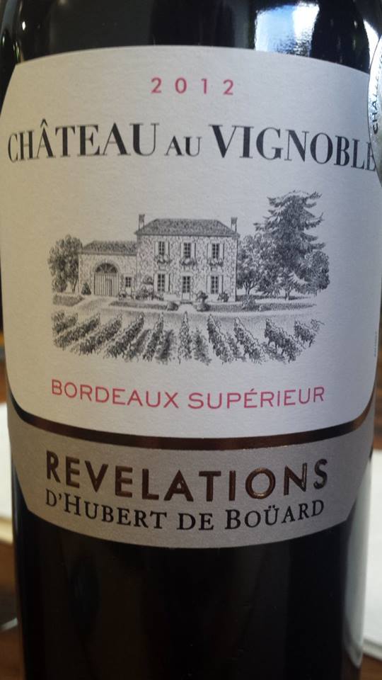 Château au Vignoble – Révélations 2012 – Bordeaux Supérieur