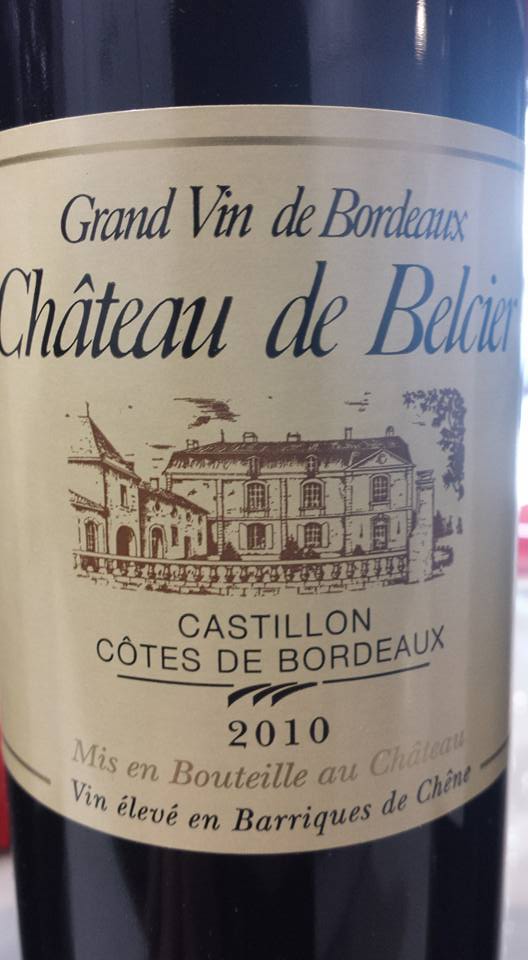 Château de Belcier 2012 – Castillon côtes de Bordeaux