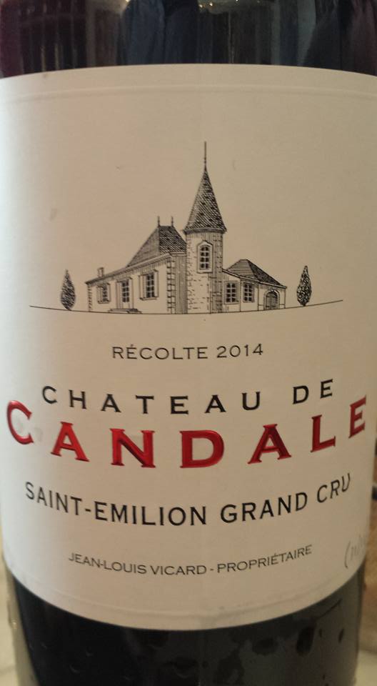 Château de Candale 2014 – Saint-Emilion Grand Cru