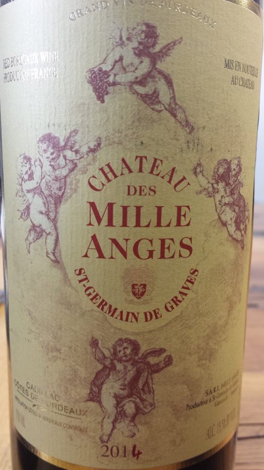 Château des Mille Anges 2014 – Cadillac Côtes de Bordeaux