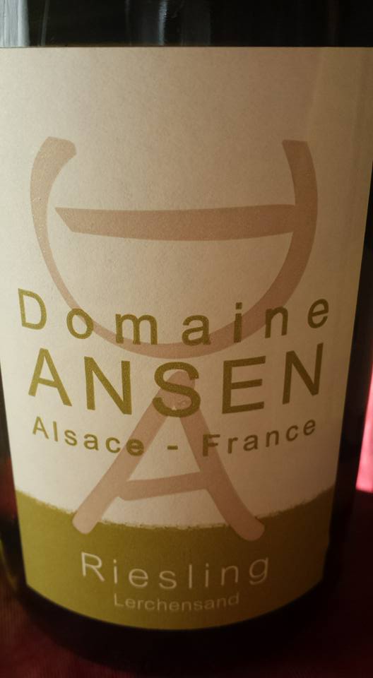 Domaine Ansen – Riesling Lerchensand 2013 – Alsace