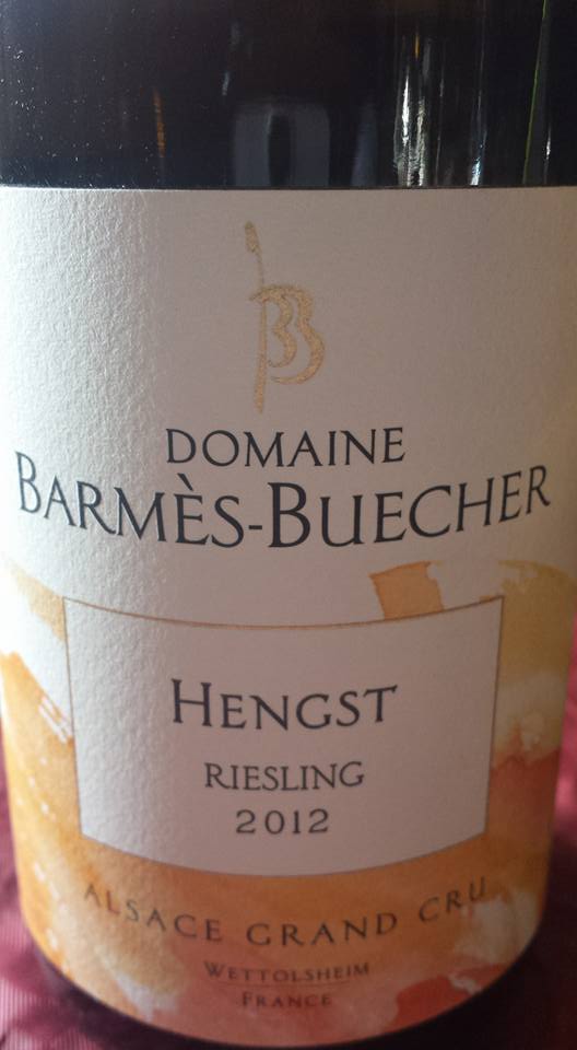 Domaine Barmès-Buecher – Hengst Riesling 2012 – Alsace Grand Cru