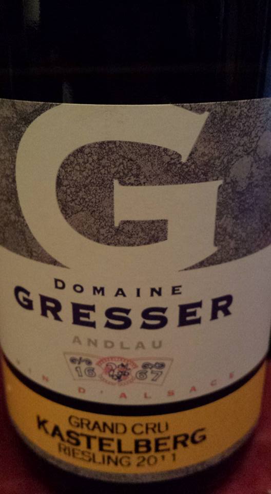 Domaine Gresser – Kastelberg – Riesling 2011 – Alsace Grand Cru