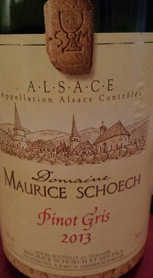 Domaine Maurice Schoech – Pinot Gris 2013 – Alsace