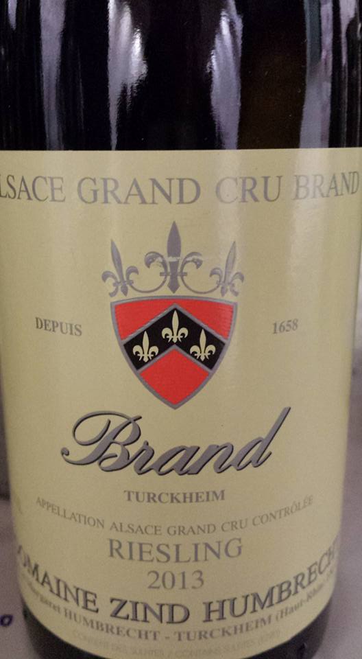 Domaine Zind Humbrecht – Riesling 2013 Brand – Alsace Grand Cru Brand