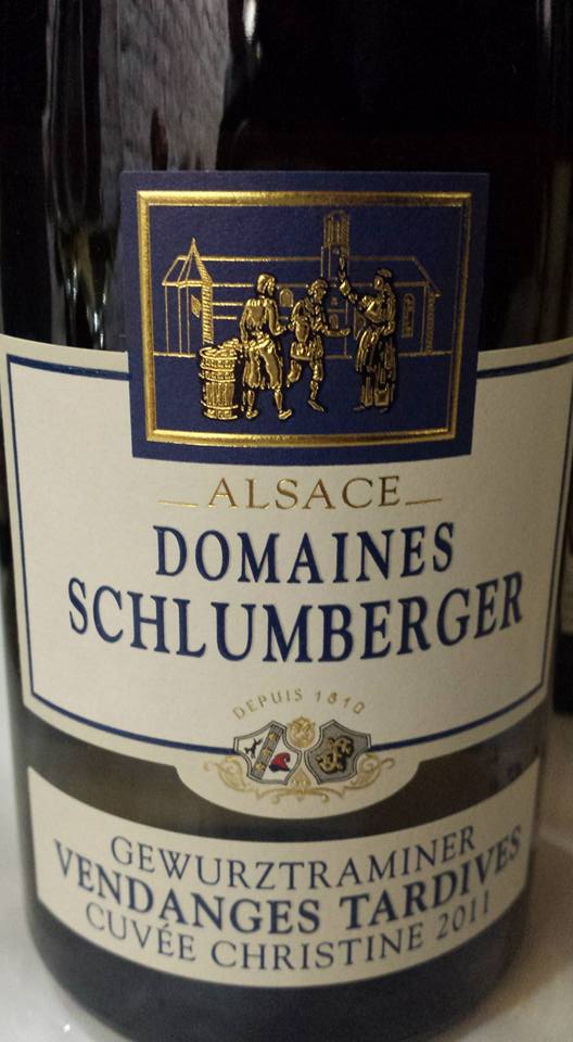 Domaines Schlumberger – Gewurztraminer Vendanges Tardives – Cuvée Christine 2011 – Alsace