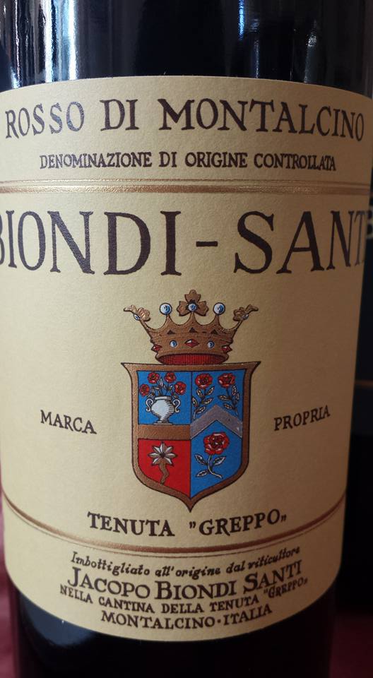 Jacopo Biondi Santi – Rosso di Montalcino 2011 – Tenuta Greppo – Bottiglia n°00142