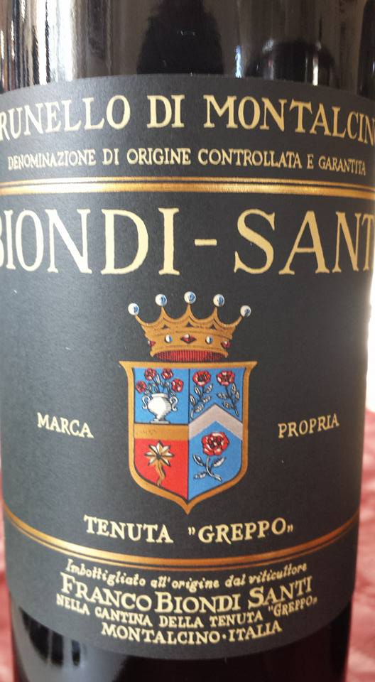 Jacopo Biondi Santi – Tenuta greppo – Brunello di Montalcino – Annata 2008 – Bottiglia N°23714