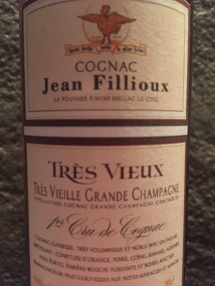 Jean Fillioux – Très Vieux – Très Vieille Grande Champagne – 1er Cru de Cognac