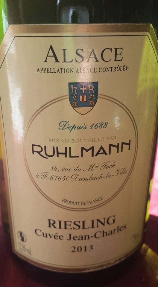 Ruhlmann – Riesling Cuvée Jean-Charles 2013 – Alsace