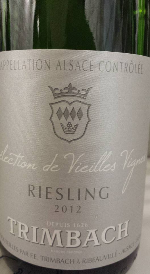 Trimbach – Sélection de Vieilles Vignes – Riesling 2012 – Alsace