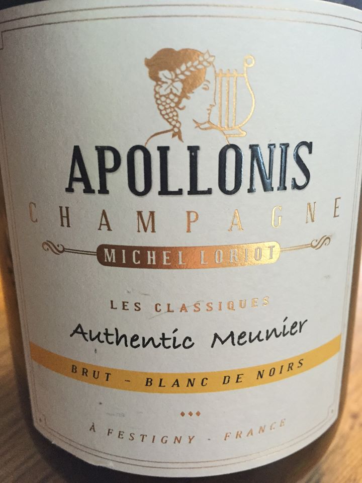 Apollonis – Champagne Michel Loriot – Authentic Meunier – Blanc de noirs – Brut