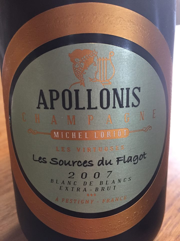 Apollonis – Champagne Michel Loriot – Les Virtuoses – Les Sources du Flagot 2007 – Blanc de blancs – Extra-Brut