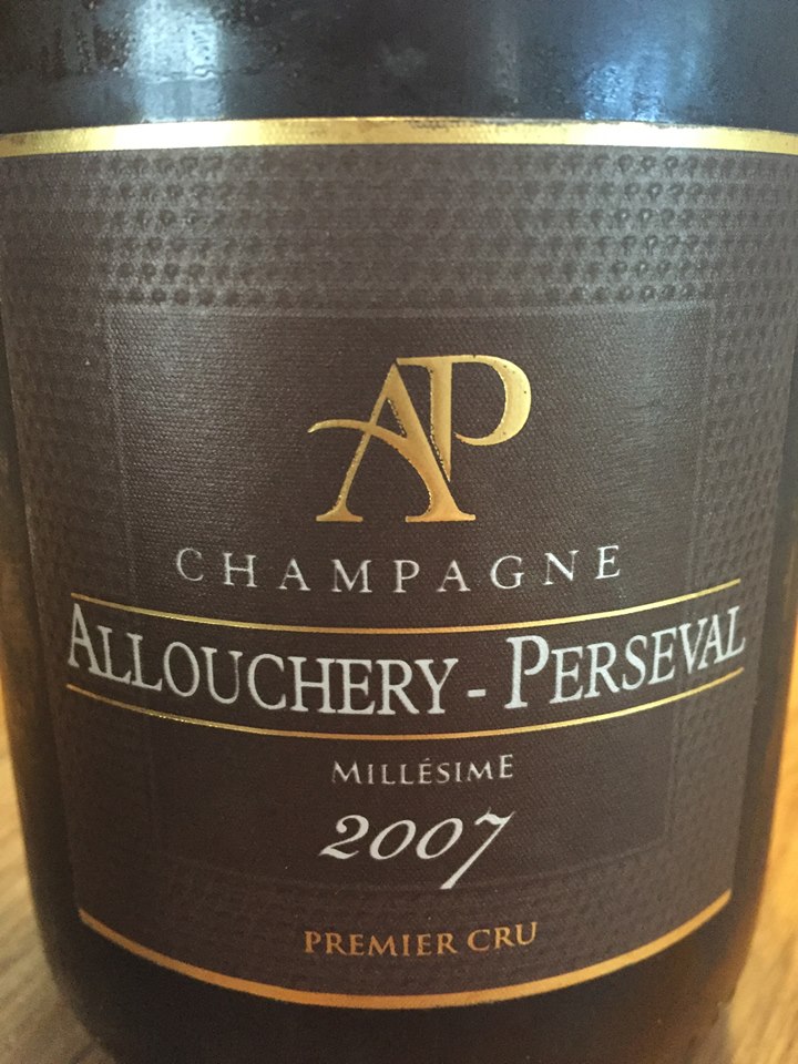 Champagne Allouchery-Perseval – Millésime 2007 – Premier Cru
