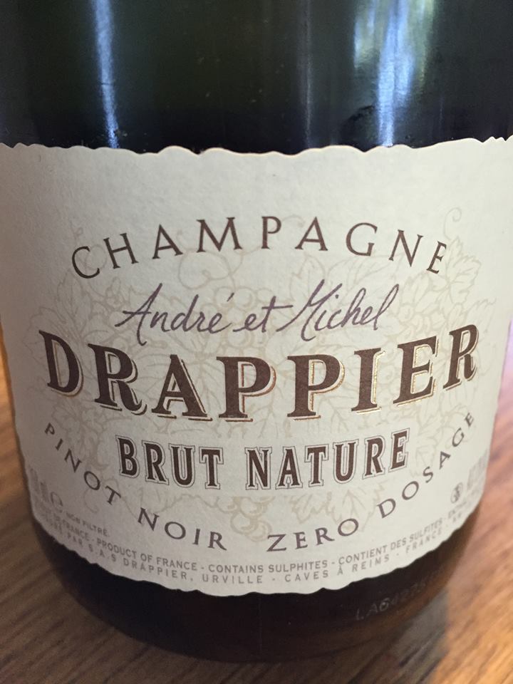 perspektiv Imponerende Være Champagne André et Michel Drappier – Brut Nature – Zéro Dosage – Pinot Noir  | Vertdevin