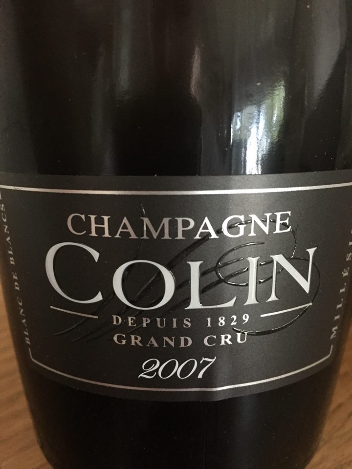 Champagne Colin – Blanc de blancs 2007 – Grand Cru