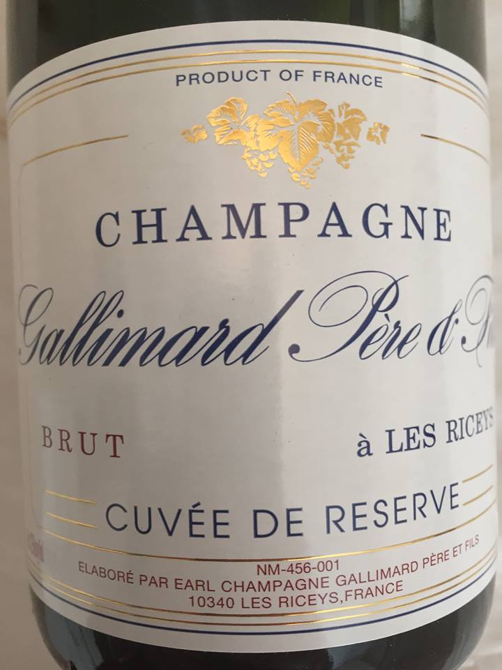 Champagne Gallimard Père & Fils – Cuvée de Réserve – Brut