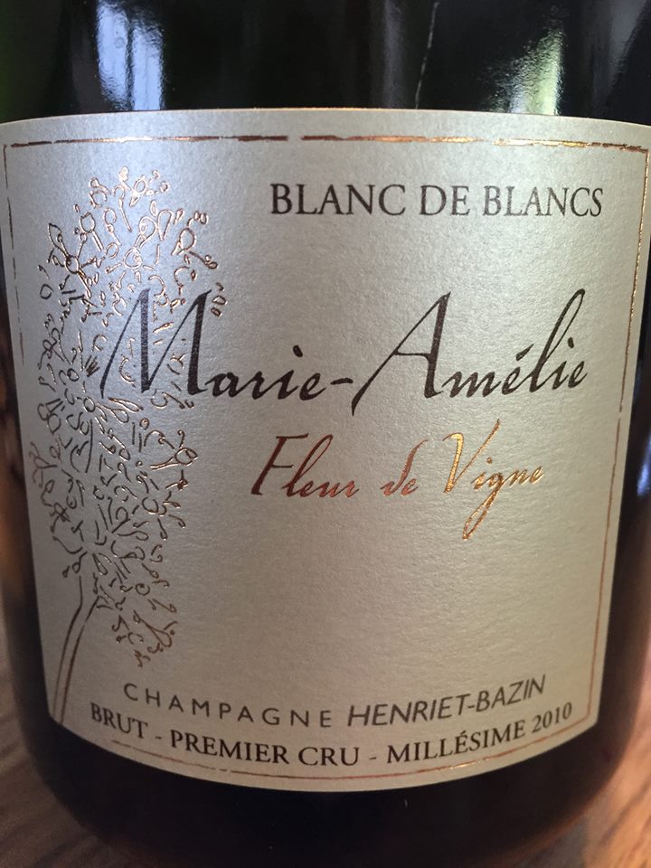 Champagne Henriet-Bazin – Cuvée Marie-Amélie 2010 – Fleur de Vigne – Brut – Premier Cru – Blanc de Blancs