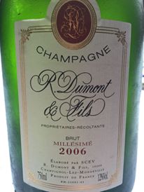 Champagne R. Dumont & Fils – Millésimé 2006 – Brut