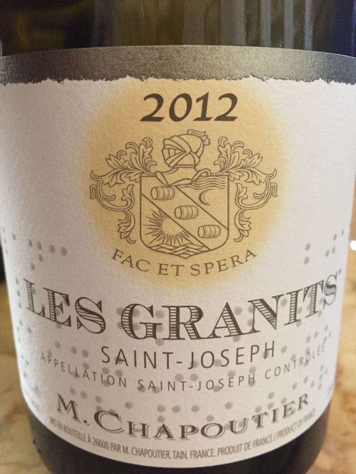 M. Chapoutier – Les Granits 2012 – Saint-Joseph