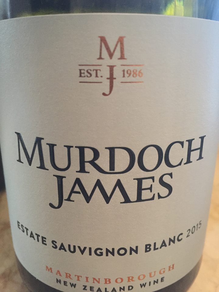Murdoch James – Estate Sauvignon Blanc 2015 – Martinborough