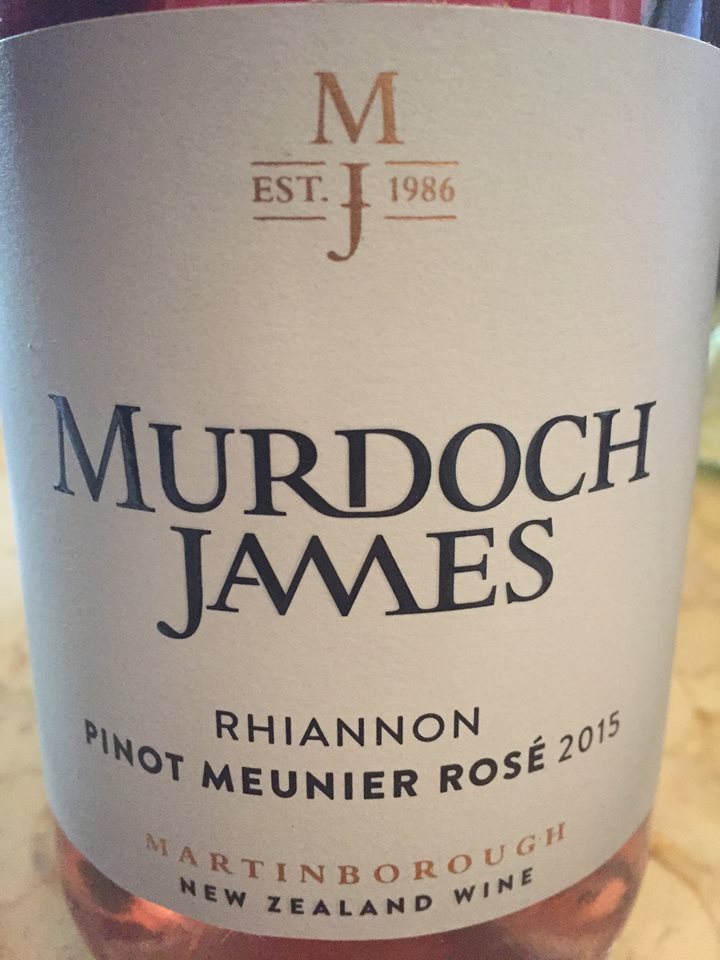Murdoch James – Rhiannon – Pinot Meunier Rosé 2013 – Martinborough