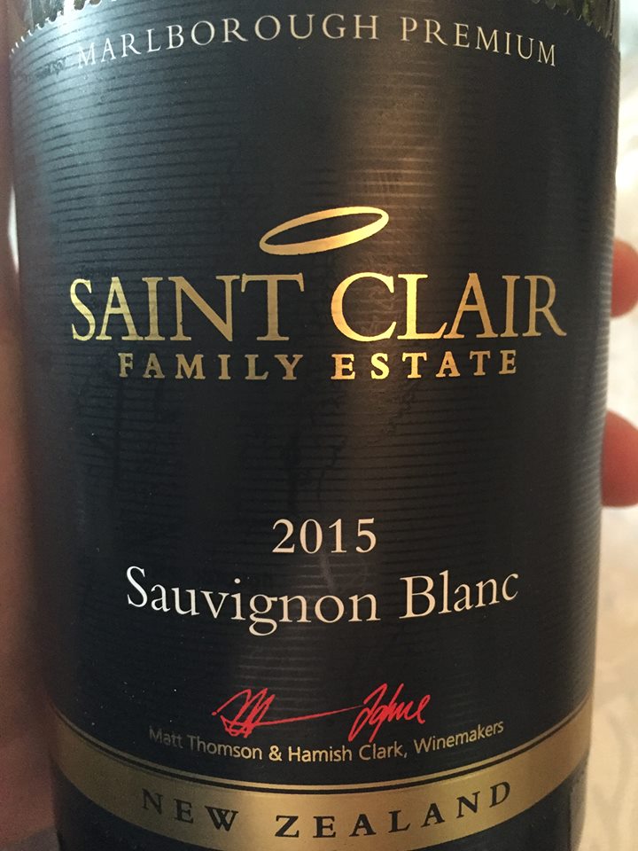 Saint Clair Family Estate – Sauvignon Blanc 2015 – Premium – Marlborough