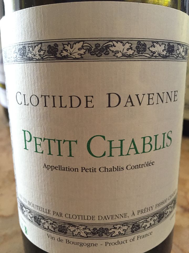 Clotilde Davenne 2015 – Petit Chablis