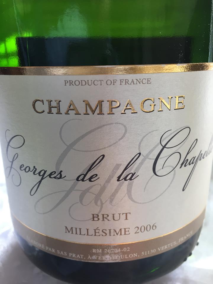Champagne Georges de la Chapelle – Millésime 2006 – Brut